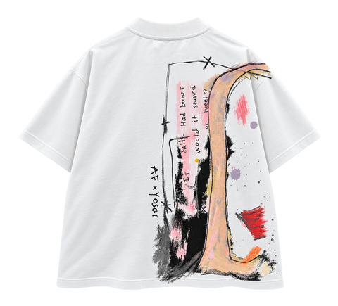 Based on a True Imagination hand-painted tee