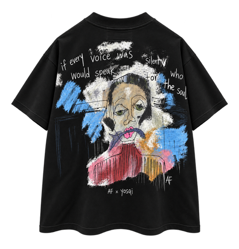 Silent voice hand-painted tee