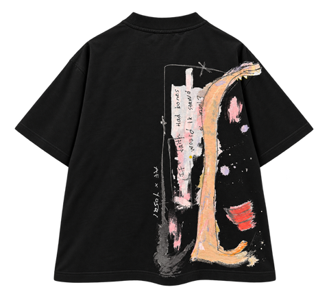 Based on a True Imagination hand-painted tee