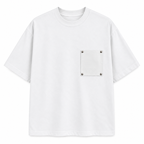 Leather Pocket Tee