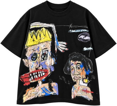 Based on a True Imagination hand-painted tee