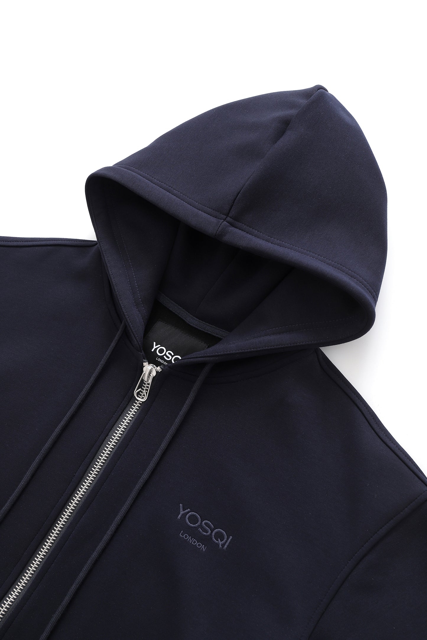 Yosqi London Zipped Hoodie(Navy)