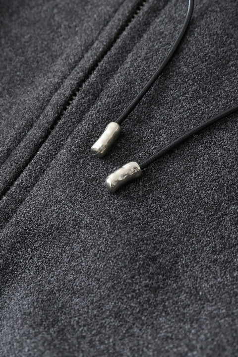 Wool Zip Hoodie