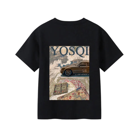Kids Car and Carpet tee - YOSQI LONDON