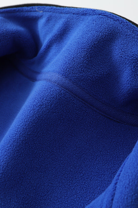 Contrast Collar Half-Zip