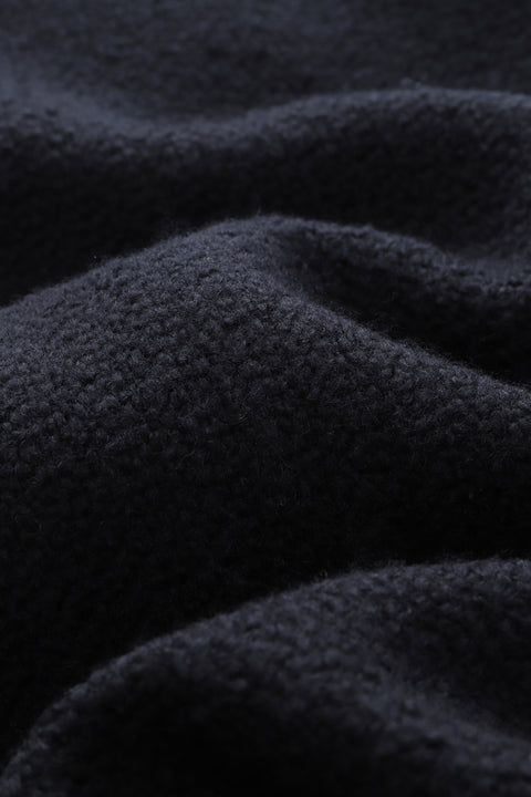 Textured High-Neck Button Jacket