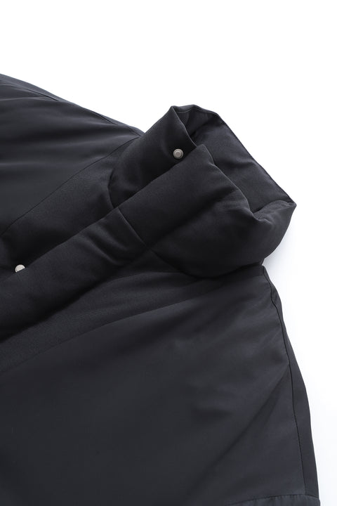 Sculpted High-Neck Puffer Jacket