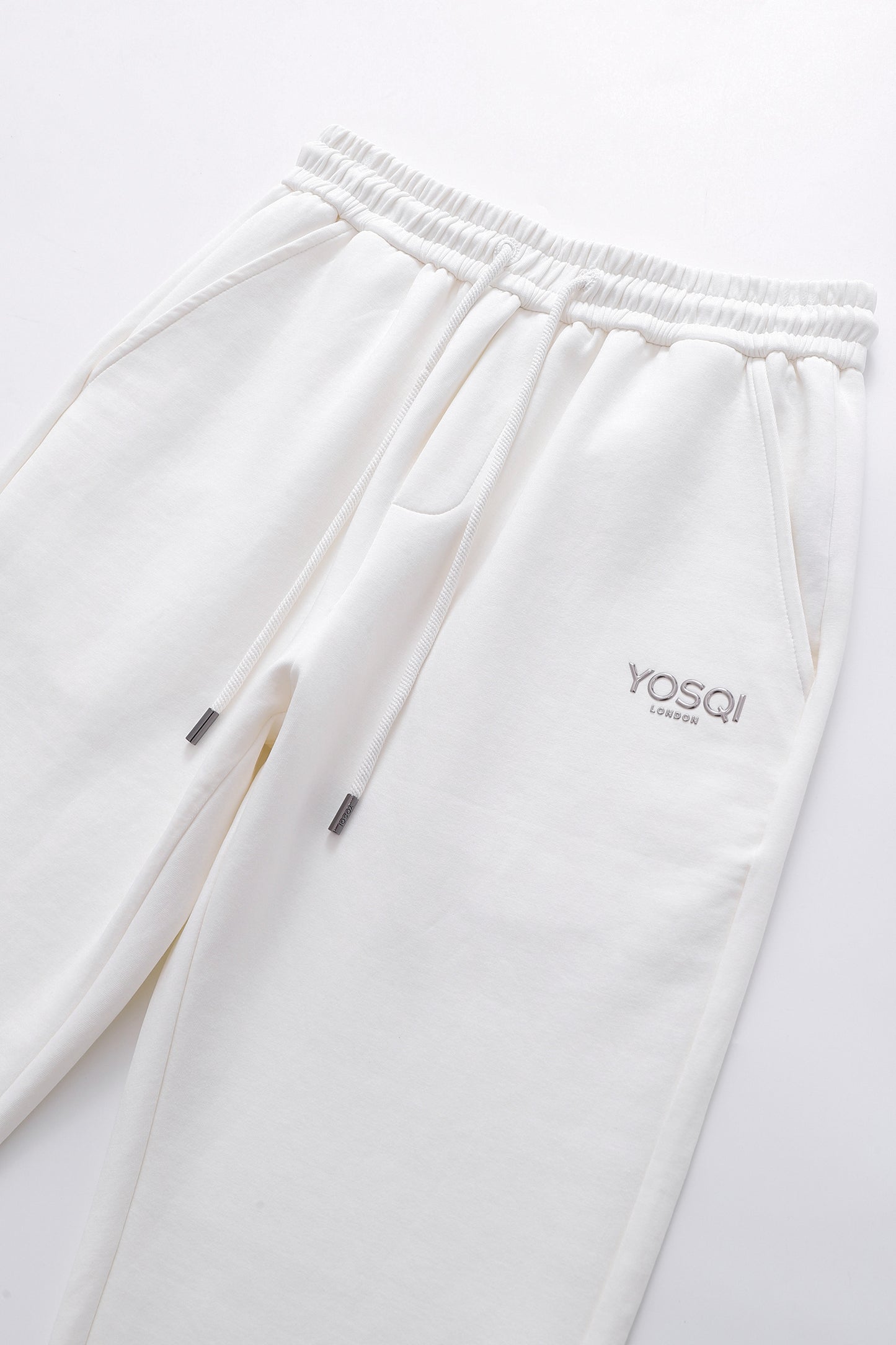 Yosqi Embossed Logo Pants(White)