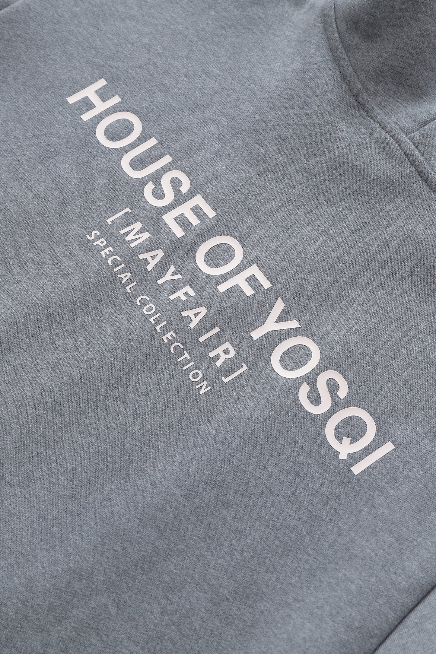 YOSQI "Mayfair Edition" Regular Hoodie-Grey
