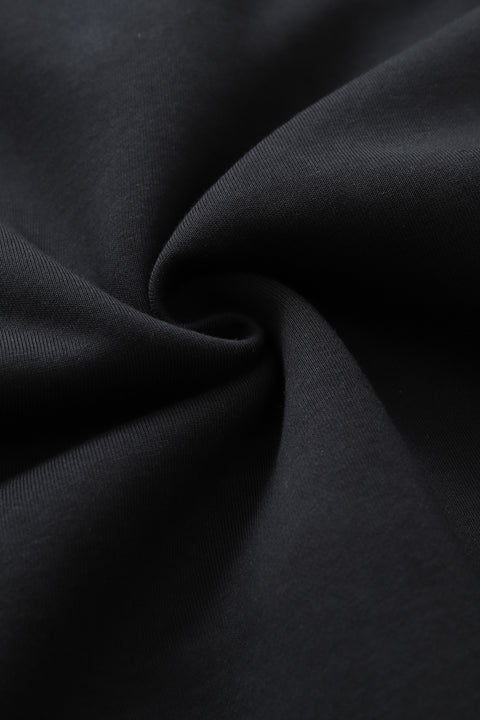 Metallic Embossed Patch Hoodie