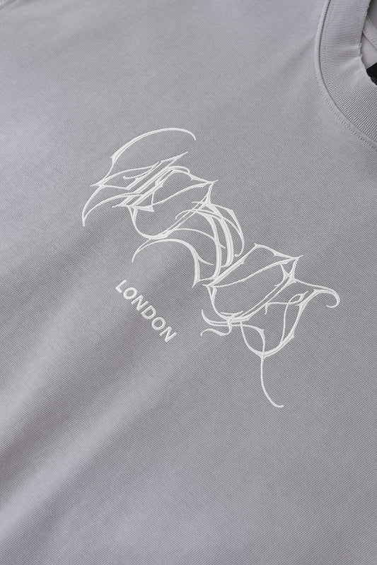 Yosqi 'Rustic art' Tee(Light Grey)