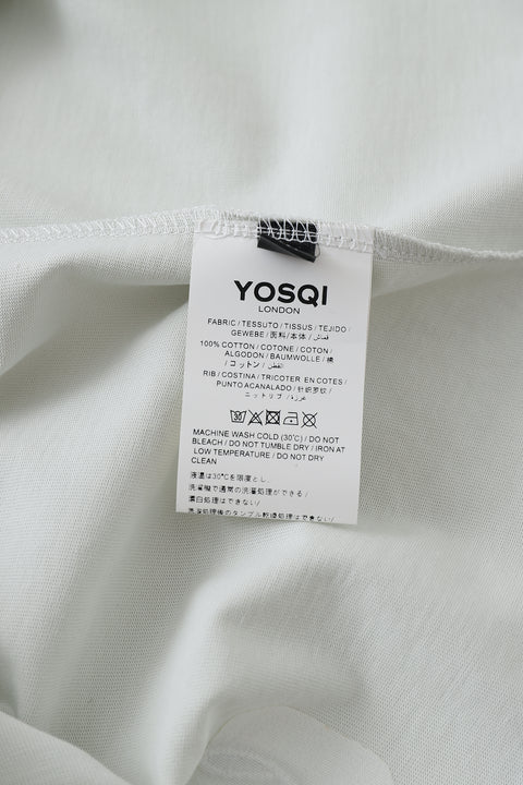 Mayfair Tee (Grey / Blue Rock Print)