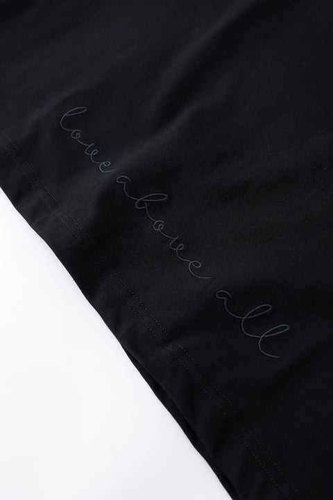 Mayfair Tee (Black / Grey Rock Print)