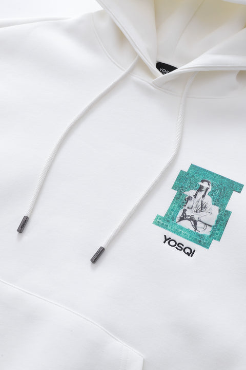 YOSQI Oversized  Hoodie- Arabian Art Collection Green