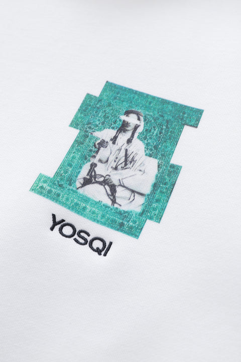 YOSQI Oversized  Hoodie- Arabian Art Collection Green