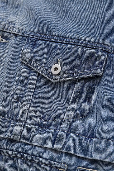 Buttoned Denim Jacket