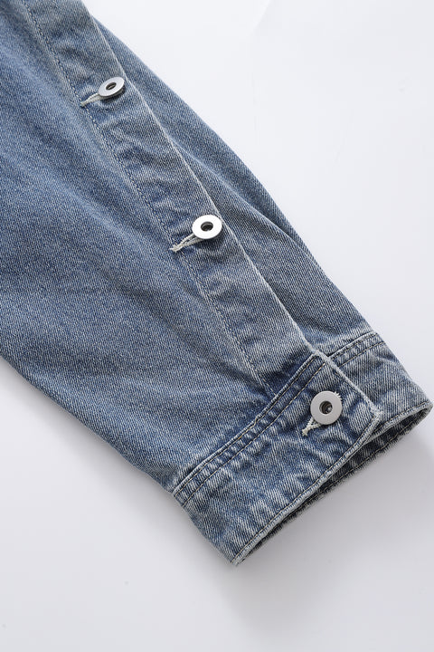 Buttoned Denim Jacket