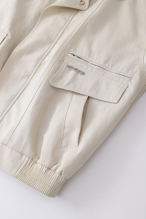 Metallic Logo Jacket