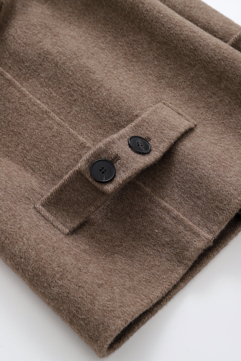 Beige Wool Pocket Jacket