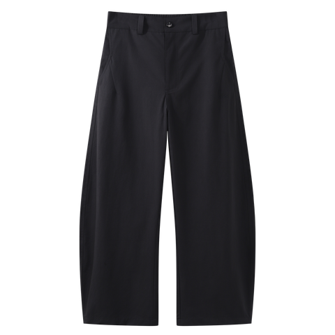 Curve-Leg Tailored Trousers
