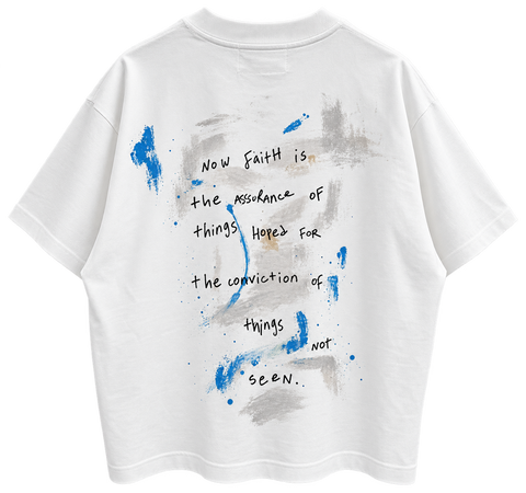 Faith and Conviction hand-painted Tee