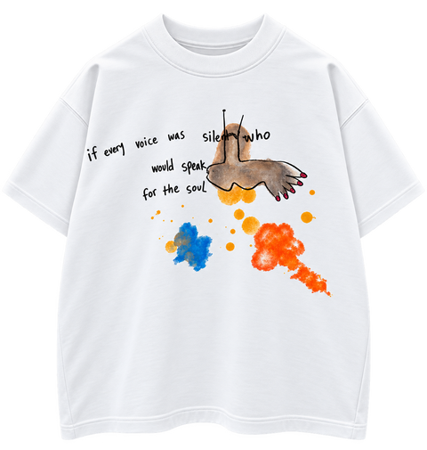 Silent voice hand-painted tee