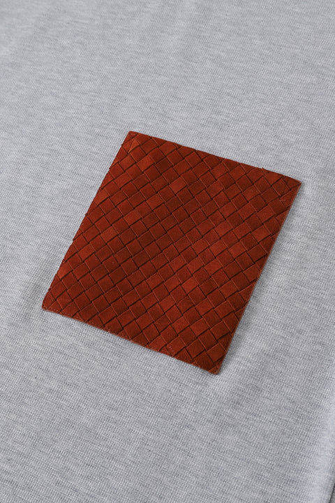 Woven Pocket Tee