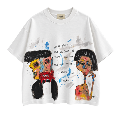 Faith and Conviction hand-painted Tee
