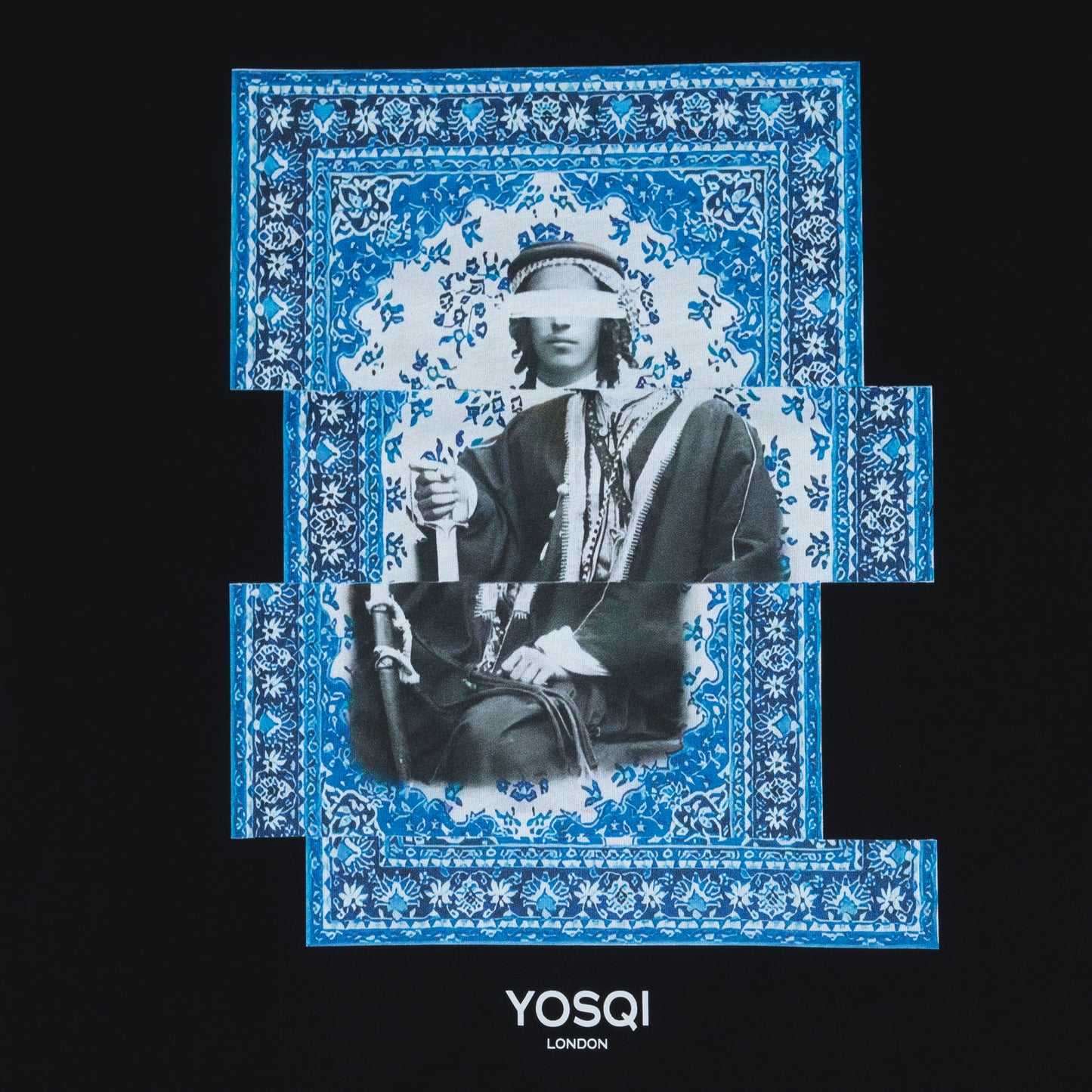 Yosqi 'Blue Arab Art' tee
