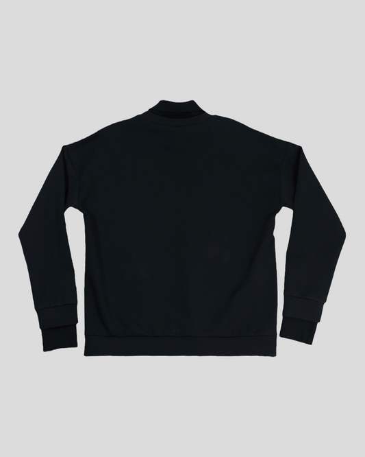 2255-YOSQI Regular White Logo Turtleneck
